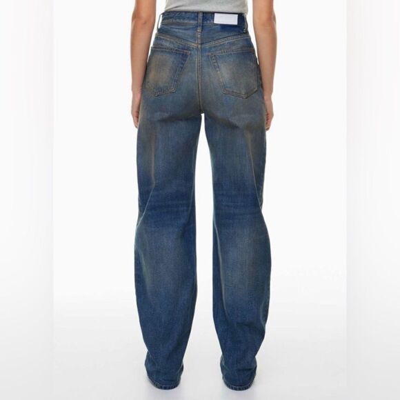 Re/Done Tailored Blue Jeans Ultra High Rise Size 27 - Picture 4 of 14